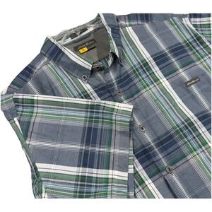 Eddie Bauer Size‎ Large Men's First Ascent Button Classic Fit Short Sleeve Shirt